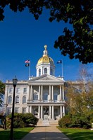 Capitol building, Concord, New Hampshire Fine Art Print