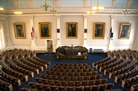 Concord Capitol building, New Hampshire Fine Art Print