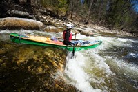 Canoeing the Ashuelot River in Surry, New Hampshire Fine Art Print