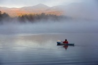 Kayaking on Chocorua Lake, New Hampshire Fine Art Print