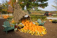 Moulton Farm farmstand in Meredith, New Hampshire Fine Art Print