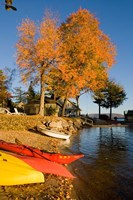 Kayaks, Lake Winnipesauke, New Hampshire Fine Art Print