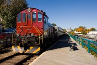Scenic railroad, Weirs Beach, Laconia, New Hampshire Fine Art Print