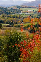 View from NH Route 145 in Stewartstown, New Hampshire Fine Art Print
