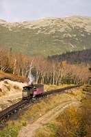 The Cog Railroad on Mt Washington, New Hampshire Fine Art Print