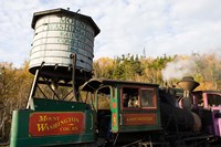 The Cog Railroad on Mt Washington in Twin Mountain, New Hampshire Fine Art Print