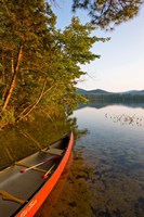 Canoe, White Lake State Park, New Hampshire Fine Art Print