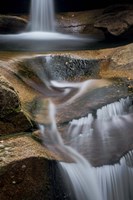 New Hampshire, White Mountains National Forest. Detail of Sabbaday Falls. Fine Art Print