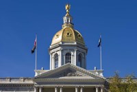 New Hampshire, Concord, New Hampshire State House, exterior Fine Art Print