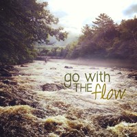 With The Flow Fine Art Print