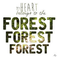 To The Forest Framed Print