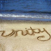 Unity In The Sand Framed Print