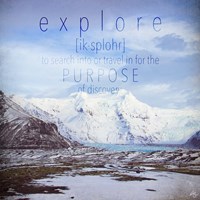 Explore Definition Fine Art Print