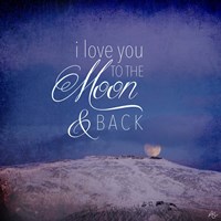 I Love you to the Moon Fine Art Print