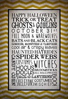 Words of October Fine Art Print
