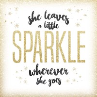 She Leaves a Sparkle 1 Fine Art Print