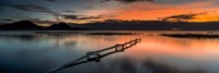 Weathered Jetty at Sunset, Copacabana, Lake Titicaca, Bolivia Fine Art Print