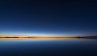 Twilight over the Salar De Uyuni, Altiplano, Bolivia Fine Art Print
