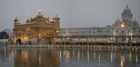 Golden Temple at Dusk, Amritsar, India Fine Art Print