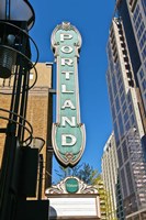 Portland Landmark Sign, Portland, Oregon Fine Art Print