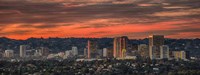 Century City, Hollywood Hills, Los Angeles, California Fine Art Print