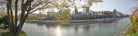 City at the Waterfront, Kamo River, Japan Fine Art Print