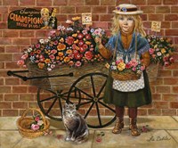 Liza Flower Girl Fine Art Print