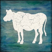 Farm Cow Framed Print