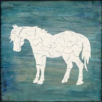 Farm Horse Framed Print