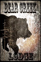 Lodge Bear Creek Lodge Framed Print