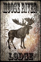 Lodge Moose River Lodge Fine Art Print