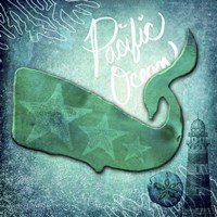 Pacific Ocean Whale Fine Art Print