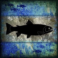 Fishing Rules Trout Framed Print