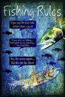Fishing Rules Fine Art Print
