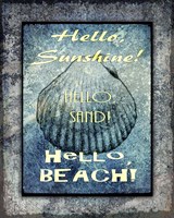 Hello Beach Fine Art Print