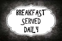 Breakfast Served Fine Art Print