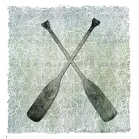 Life Is Better At The Lake Oars 2 Framed Print