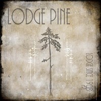 Moose Lodge 2 - Lodge Pole 3 Fine Art Print