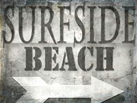 Surfside Beach Framed Print