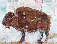 El Buffalo Brown Crop Fine Art Print