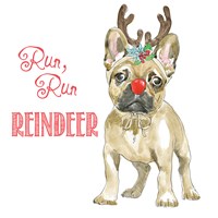 Glamour Pups Christmas V Fine Art Print