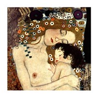 Three Ages of Woman - Mother and Child, c.1905 (detail square) Fine Art Print