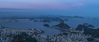 View of City from Christ the Redeemer, Rio de Janeiro, Brazil Fine Art Print