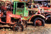 Abandoned Trucks, Arizona Fine Art Print