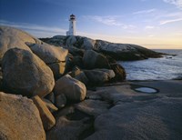Peggys Cove Lighthouse, Nova Scotia, Canada Fine Art Print
