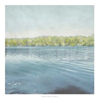 Flat Water I Framed Print