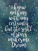 Galaxy Quote II Fine Art Print