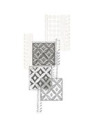 Block Print Composition II Fine Art Print