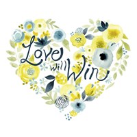 Heartfelt Floral II Framed Print