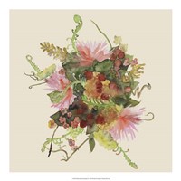 Watercolor Floral Spray II Fine Art Print